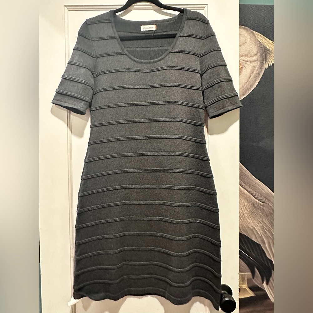 EUC! Calvin Klein Gray Dress